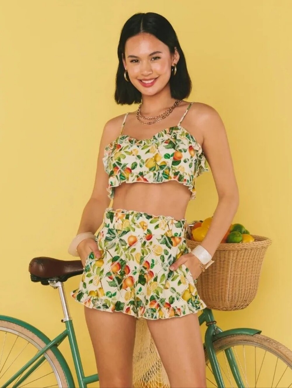 Show Me Your MuMu Take Me Away Top Citrus In Georgia Large NWT